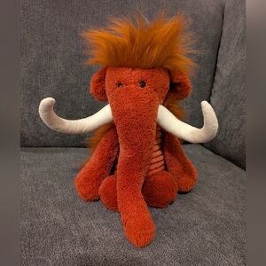 Jellycat Winston Woolly Mammoth Retired Rare